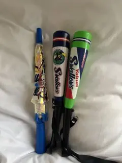 ヤクルトスワローズ　応援グッズ　傘　カンフーバット