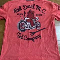 【希少・旧タグ】テッドマン バイカー Tシャツ RED DEVIL M.C.のサムネイル