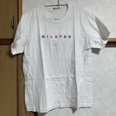 【古着】MILKFED 半袖ロゴTシャツ 白 綿100% ミルクフェド