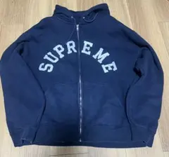 Supreme championジップアップパーカー L ネイビー シュプリーム