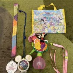 ディズニーリゾート　ミニー霧吹き　イースター袋　35周年ハピエストメモリー