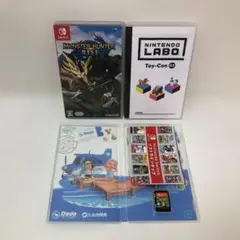 Switch ソフト ルイージ3 モンハン ラボ 3本セット 260901-6A