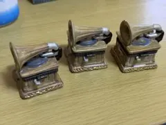 リモージュボックス風 ピルケース 蓄音機 3つ