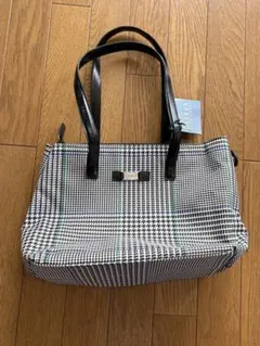 新品　LAUREN ハウンドトゥースチェック ハンドバッグ