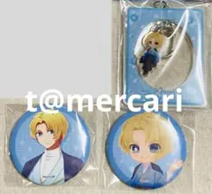 推しの子喫茶 NATSLIVECAFE 星野アクア ゆらゆらキーホルダー缶バッジ