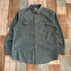 00s L.L.Bean ワークシャツ シャツジャケット 長袖 古着 ゆったりのサムネイル
