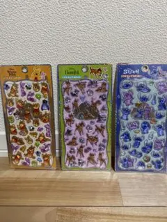 プチドロップステッカー　ディズニー　3枚セット