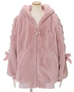 LIZLISA うさみみフードファーブルゾン