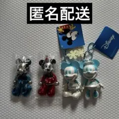 ミッキーマウス　ミニーマウス　ボールチェーン　キーホルダー　プライズ　ディズニー
