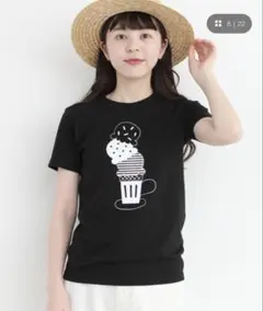 トリプルアイスクリームTシャツ　黒のサムネイル