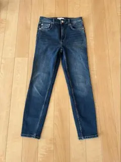ZARA ザラ　ダークブルー　ジーンズ ハイウエスト　サイズ36