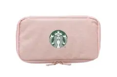 スターバックス リサイクルポリエステル ポーチ ピンク