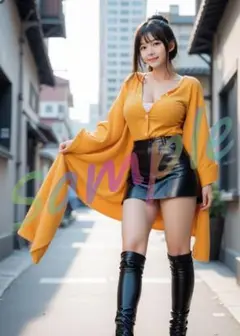 GS190【1点物】 A4ポスター AI 写真 リアル 美女 グラビア 彼女