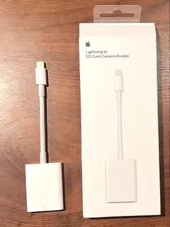 Apple純正 Lightning SDカードカメラリーダー 箱付き