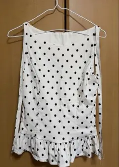 最終値下げ】タグ付き、未着用 H&M リネンブレンドぺプラムトップス