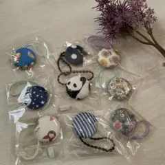 布製ヘアゴム 9個セット ⭐︎ハンドメイド⭐︎