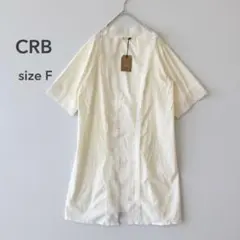 新品タグ付 CRB レース　ロングガウン アイボリー F 綿　カーディガンのサムネイル