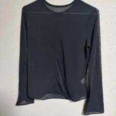 ユニクロ シアークルーネックT マメクロゴウチ　L