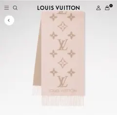 LOUIS VUITTON ピンク マフラー