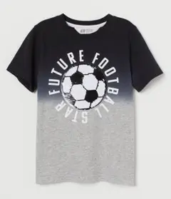 新品未使用＊サッカーボールリバーシブルスパンコールTシャツ110~115cm