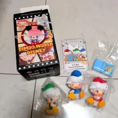 ディズニーフィギュアPOPMARTヒューイルーイデューイDIMOO world