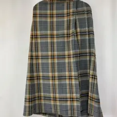 レディース　秋冬チェック柄スカート　LLサイズ