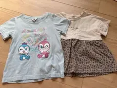 美品❣️Tシャツ2点セットアンパンマン ヒョウ柄
