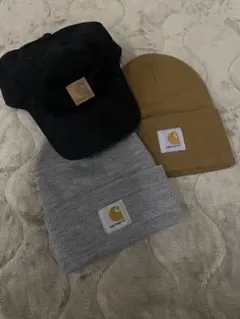 Carhartt ニット帽 3色セット