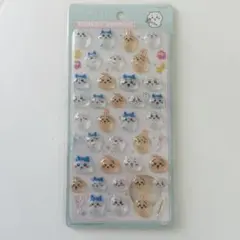 ちいかわ　ボンボンドロップシール風　ハチワレ　ミックス　3D ぷっくりシール