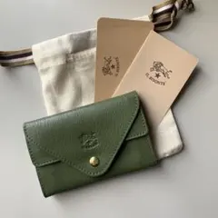 【新品】イルビゾンテ 二つ折り財布 カードケース 名刺入れ チプレッソ グリーン