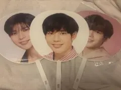 なにわ男子 長尾謙杜 うちわ 3장 세트