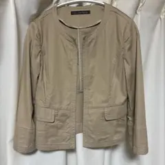 green label relaxing ノーカラー　ジャケット