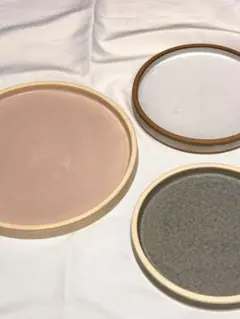 新品narumiyashiro プレート　皿　3点　陶器　八代 成実