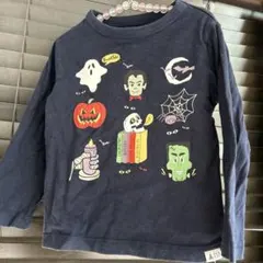 GAP 95cm 長袖　紺色　ハロウィン　お化け　2歳のサムネイル