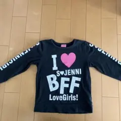 Jenniブラック トレーナー 長袖 130