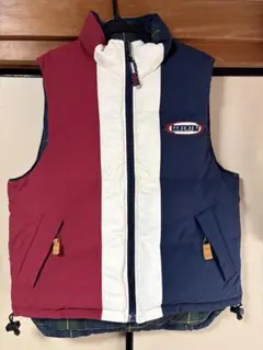 90s トミー ダウンベスト M トリコロール Gear Sports 旧ロゴ