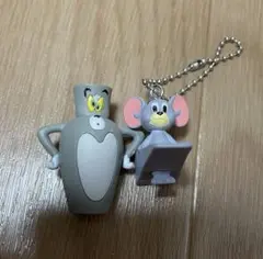 【新品未使用】 トムとジェリー ガチャガチャ 2個セット トム、タフィー