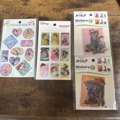 ディズニー プリンセス ウォーターシール 3D ズートピア ダイカットステッカー