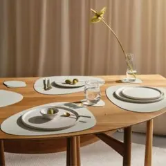 LIND DNA カーブマット Lサイズ 北欧 ランチョンマット テーブルマット