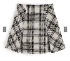 GRL インパン裏地付きツイードチェックミニスカート[tu891]