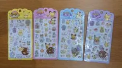 【韓国正規品】キャンディーボンボンステッカー　ポケピース4枚セット