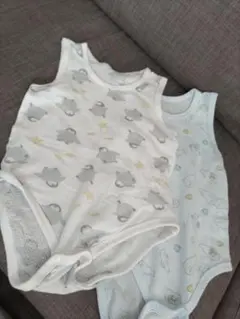 西松屋　ロンパース（肌着ノースリーブ）　90サイズ　2枚セット