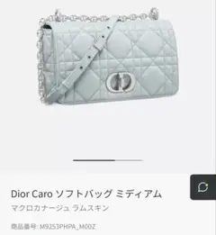 超希少✨極美品✨Dior Caro ソフトバック　ミディアムのサムネイル