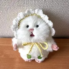 レモンイメージ　はむにぎり用 耳穴付きフリルバブーシュカ 着せ替え