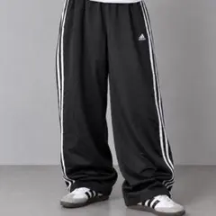adidas 아디다스 저지 트랙 팬츠 사이드 라인 슈퍼 와이드