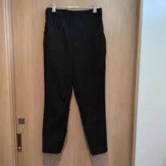 ユニクロ　L　マタニティ　スマートアンクル　パンツ　ハイウエスト　黒