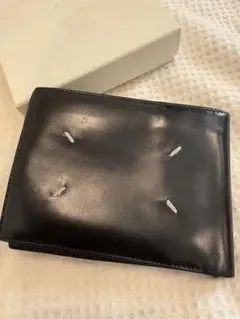 Maison Margiela レザー 財布 小銭入れ付き 黒
