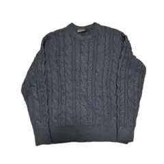 00s old gap ケーブルニットセーター ネイビー M