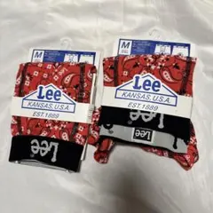 廃盤　新品　LEE　ボクサーブリーフ　Mサイズ　2枚セット　ペイズリー　レッドのサムネイル