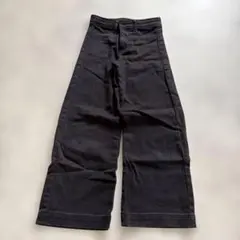 H&M キッズ ブラック デニムパンツ 122cm